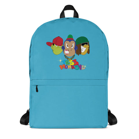 Tres Monkeys Backpack