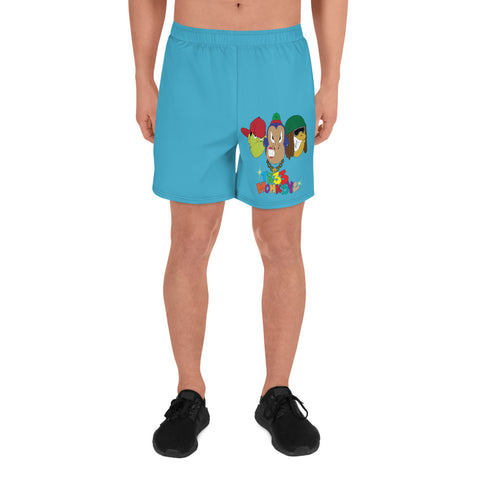 Tres Monkeys Athletic Long Shorts