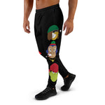 Tres Monkeys Black Joggers