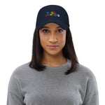 Tres Monkeys Dad hat