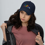 Tres Monkeys Dad hat