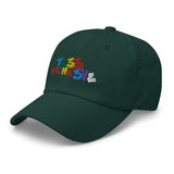 Tres Monkeys Dad hat