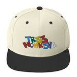 Tres Monkeys Snapback Hat