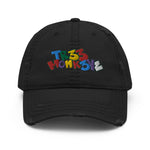 Distressed Tres Monkeys Hat
