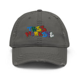 Distressed Tres Monkeys Hat