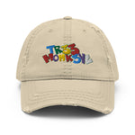 Distressed Tres Monkeys Hat