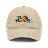 Distressed Tres Monkeys Hat