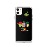 Tres Monkeys iPhone Case