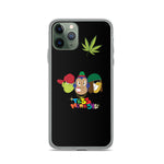 Tres Monkeys iPhone Case