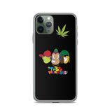 Tres Monkeys iPhone Case