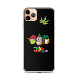 Tres Monkeys iPhone Case