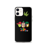 Tres Monkeys iPhone Case