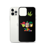 Tres Monkeys iPhone Case