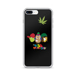 Tres Monkeys iPhone Case