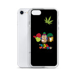 Tres Monkeys iPhone Case
