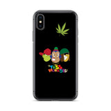 Tres Monkeys iPhone Case