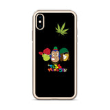 Tres Monkeys iPhone Case