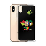 Tres Monkeys iPhone Case
