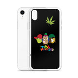 Tres Monkeys iPhone Case