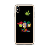 Tres Monkeys iPhone Case