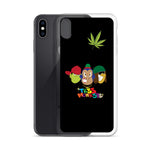 Tres Monkeys iPhone Case