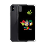 Tres Monkeys iPhone Case