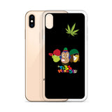 Tres Monkeys iPhone Case