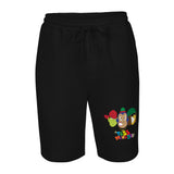 Tres Monkeys fleece shorts