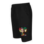 Tres Monkeys fleece shorts