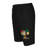 Tres Monkeys fleece shorts