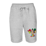 Tres Monkeys fleece shorts