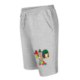 Tres Monkeys fleece shorts