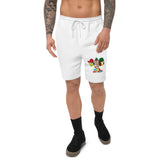 Tres Monkeys fleece shorts