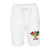 Tres Monkeys fleece shorts