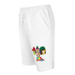 Tres Monkeys fleece shorts