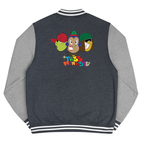 Tres Monkeys Letterman Jacket