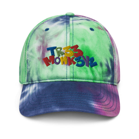 Tres Monkeys Tie dye hat