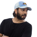 Tres Monkeys Tie dye hat