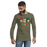 Tres Monkeys Long Sleeve Tee