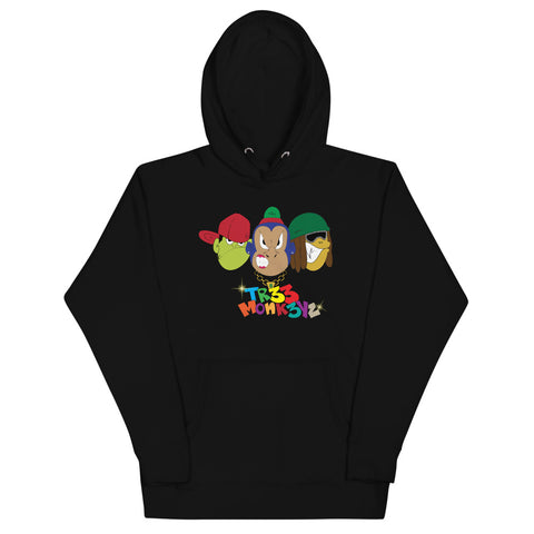 Tres Monkeys Hoodie