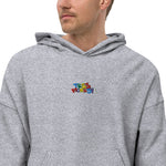 Tres Monkeys Suede Hoodie