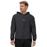 Tres Monkeys Suede Hoodie