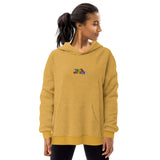 Tres Monkeys Suede Hoodie