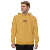 Tres Monkeys Suede Hoodie
