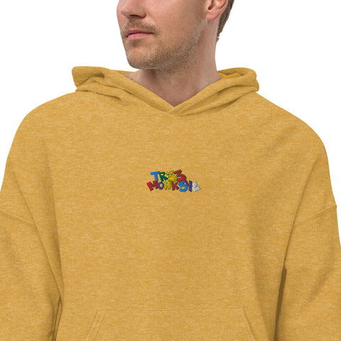 Tres Monkeys Suede Hoodie