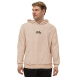 Tres Monkeys Suede Hoodie