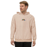 Tres Monkeys Suede Hoodie