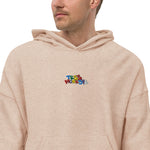 Tres Monkeys Suede Hoodie