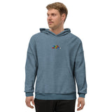 Tres Monkeys Suede Hoodie