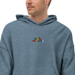 Tres Monkeys Suede Hoodie